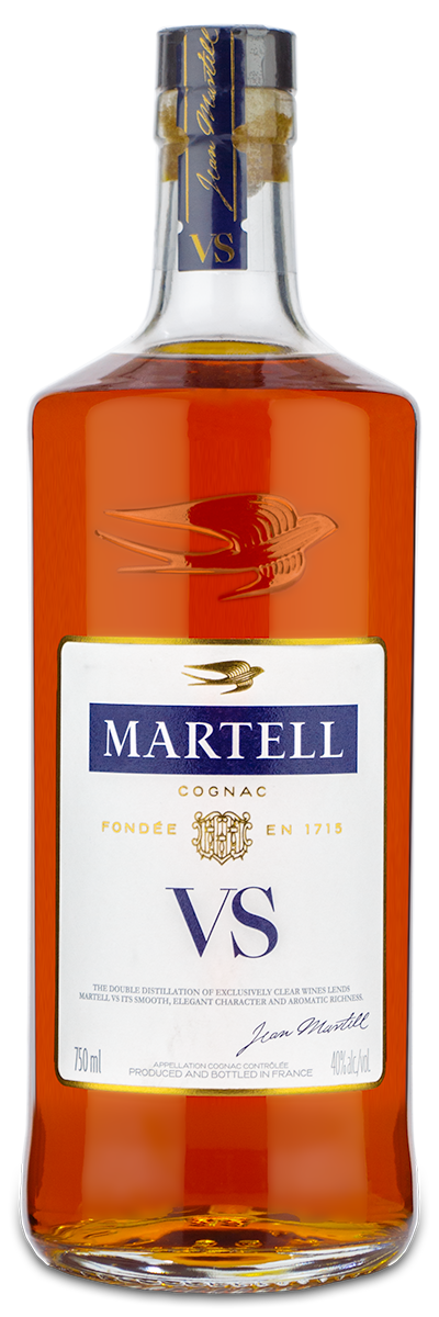 Martell 'VS' Cognac 750mL - Add Custom Engraving on a Bottle Martell 'VS' Cognac 750mL - Add Custom Engraving on a Bottle