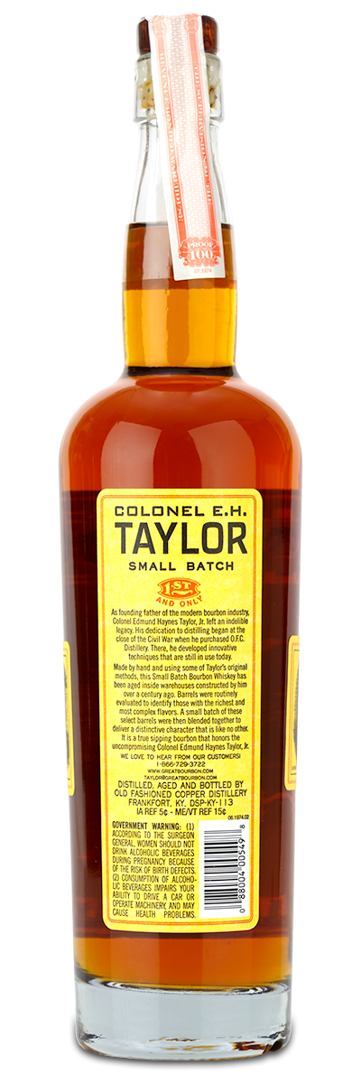 Colonel EH Taylor Small Batch Bourbon Whiskey - Engraved