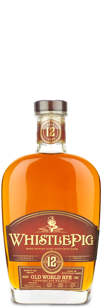 WhistlePig 12 Year Old World Rye Whiskey 750ml | Engraved