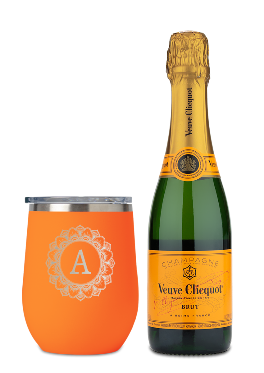 Veuve Clicquot Gift Set | Half Bottle + Engraved Tumbler Veuve Clicquot Gift Set | Half Bottle + Engraved Tumbler