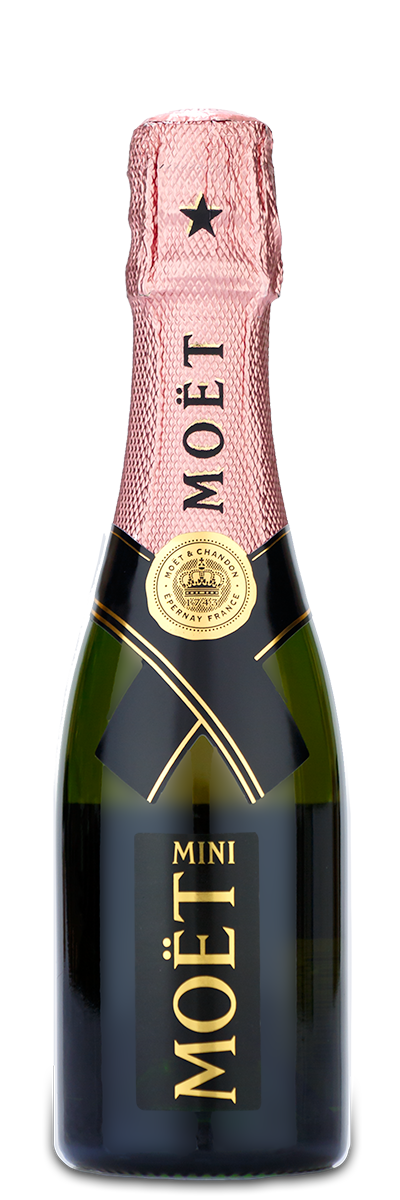 Moet Imperial Rose Champagne Mini Bottle 187mL Gift