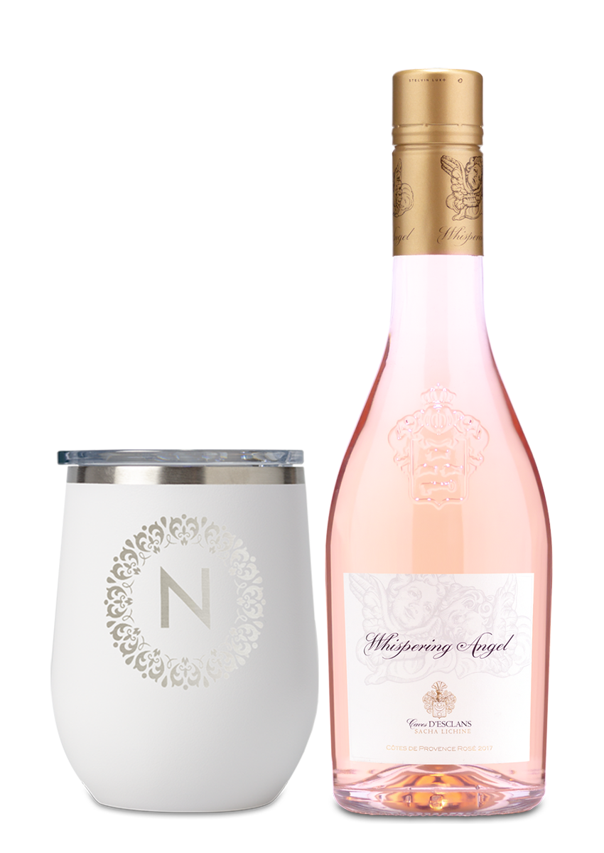 Whispering Angel Provence Rosé Set - Half Bottle & Wine Tumbler