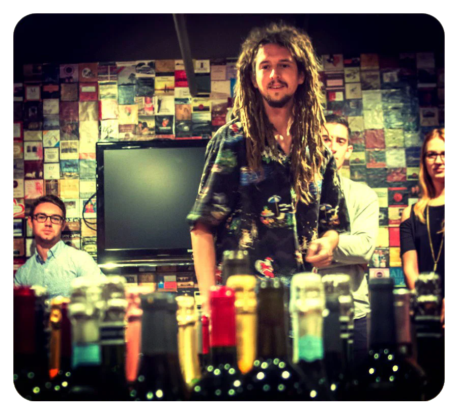 Wine Bottle Ring Toss Game - DIY