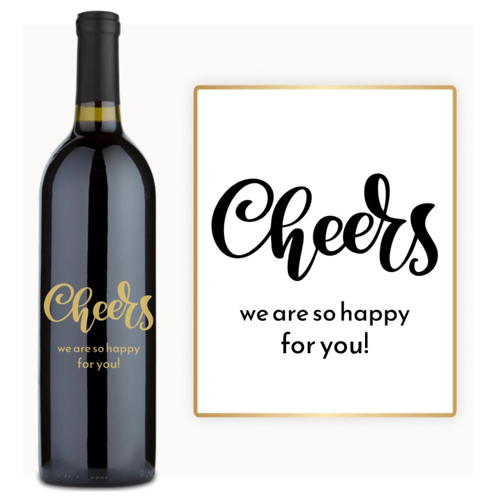 Cheers to You – Custom Engraved Wine