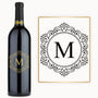 Filigree Monogram – Custom Engraved Wine