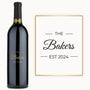 Family Estate – Custom Engraved Wine