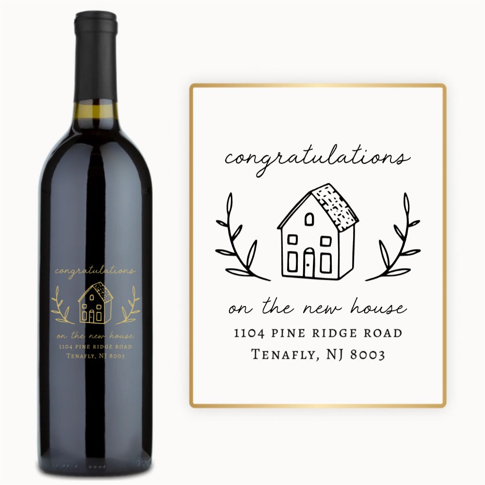 Welcome Home Estate – Custom Engraved Wine