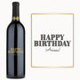 Pinstripe Birthday – Custom Engraved Wine