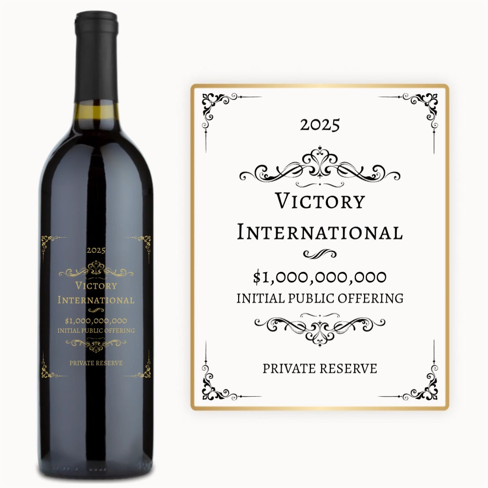 Executive Achievement – Engraved Corporate Wine