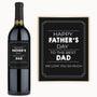 Best Dad Father’s Day – Custom Label Wine