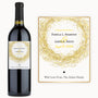 Gold Glitter Circle – Custom Label Wine