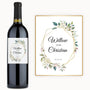 Floral Geometric Names – Custom Label Wine