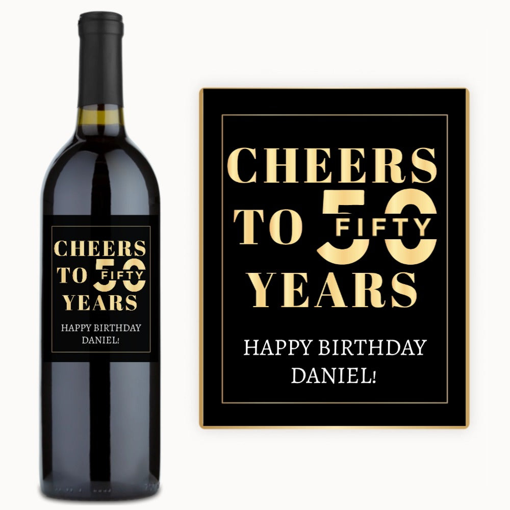 Cheers to 50 years - Birthday