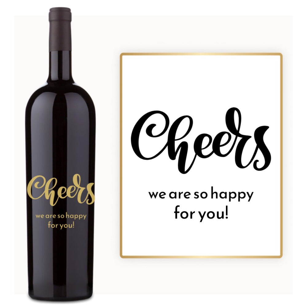 Cheers to You – Custom Engraved Wine