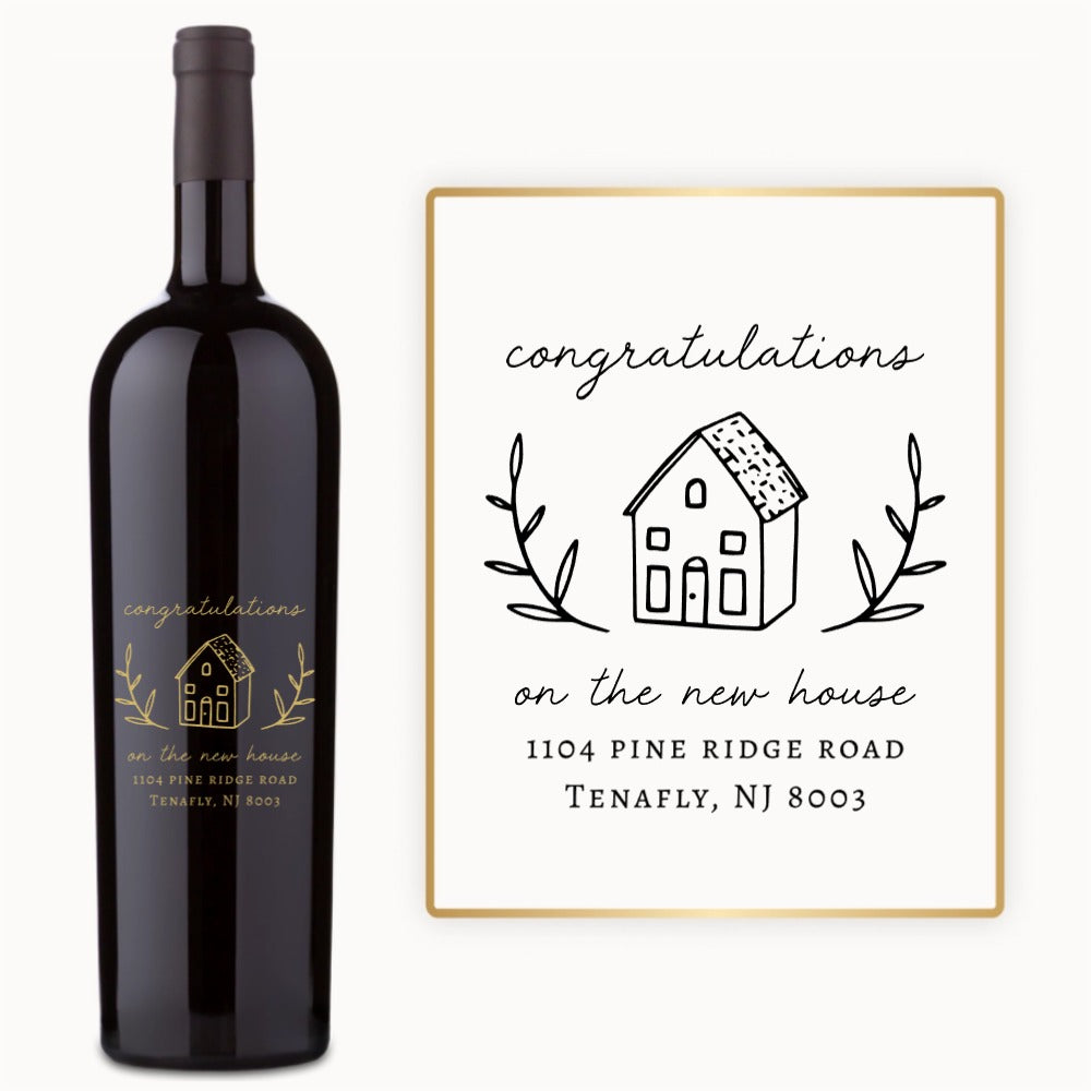 Welcome Home Estate – Custom Engraved Wine