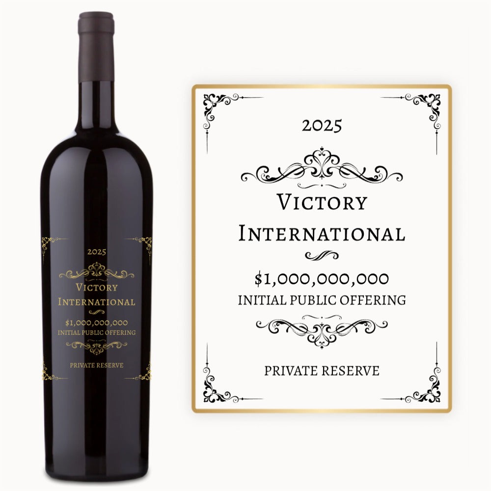 Executive Achievement – Engraved Corporate Wine