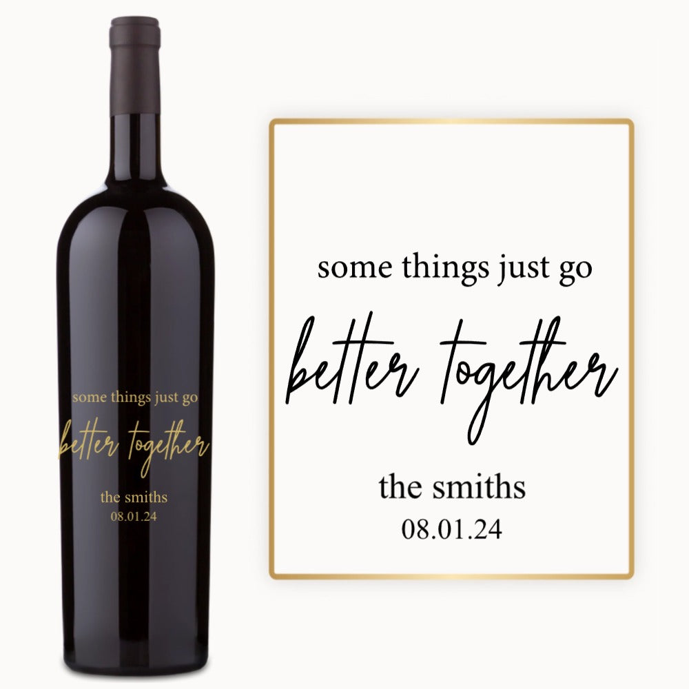 Better Together – Custom Engraved Wine