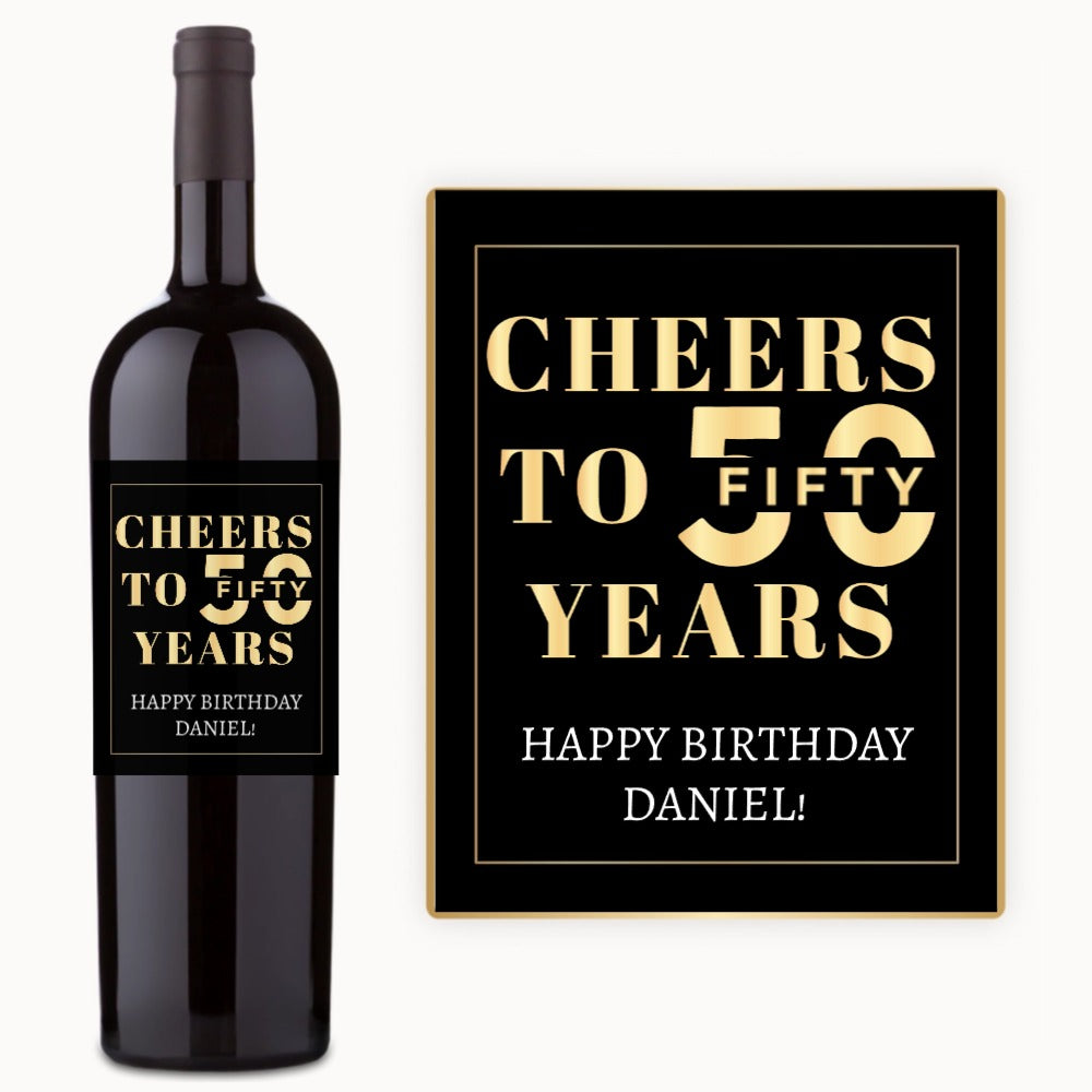 Cheers to 50 years - Birthday