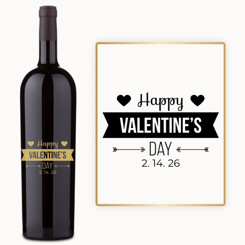 Happy Valentine’s Day – Custom Engraved Wine