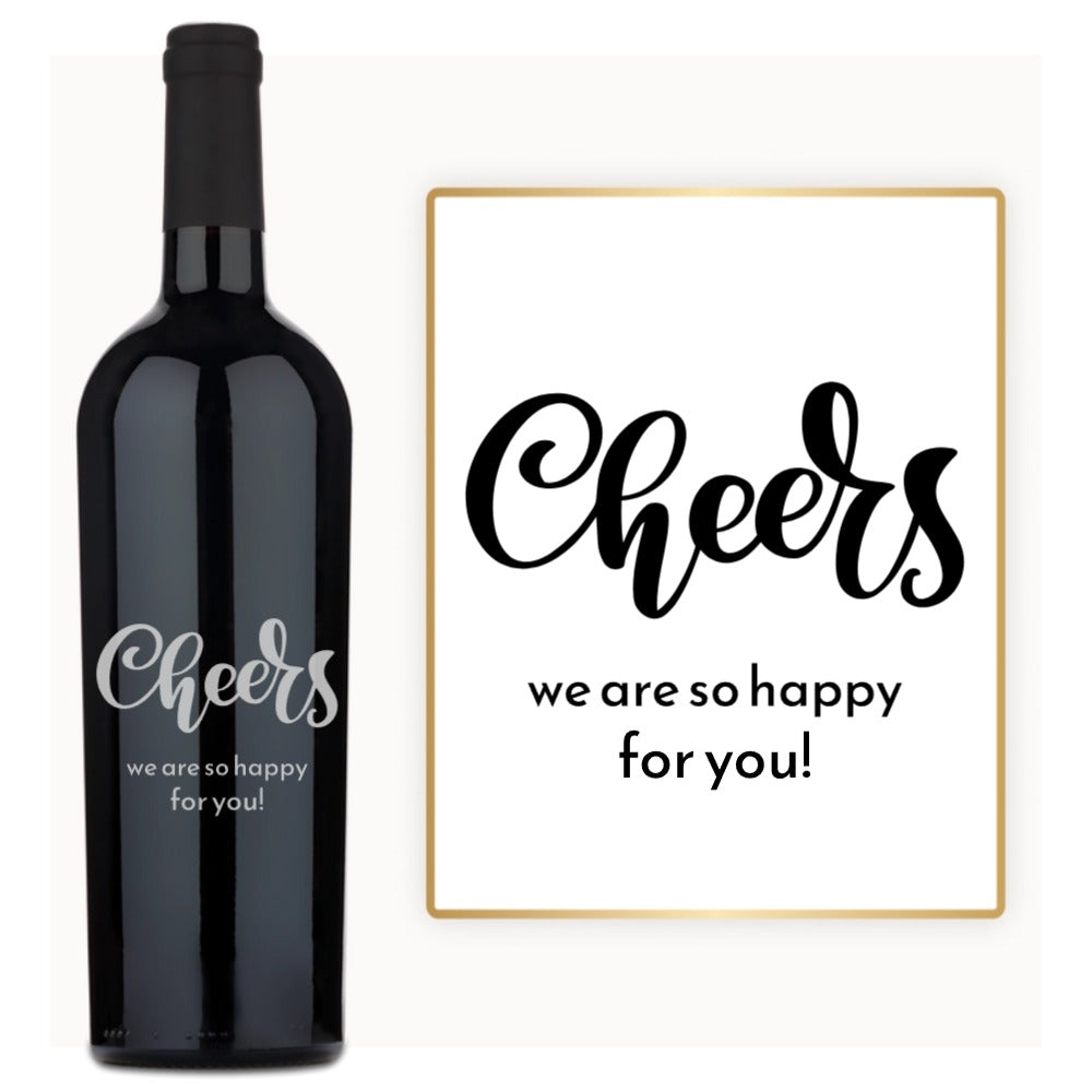 Cheers to You – Custom Engraved Wine