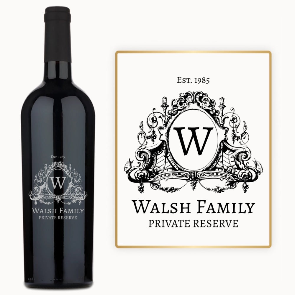 Private Reserve Monogram – Engraved Wine