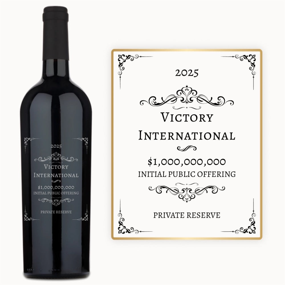 Executive Achievement – Engraved Corporate Wine