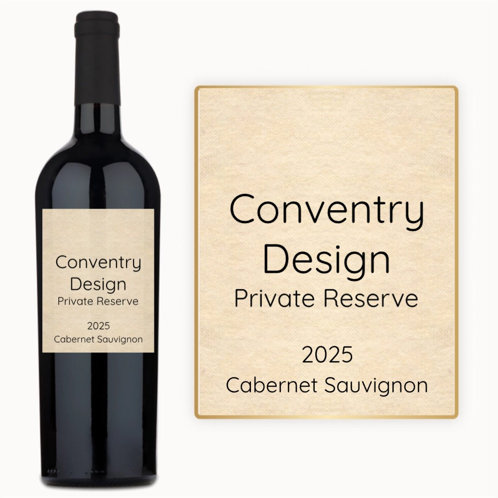 Classic Text Label – Custom Label Wine