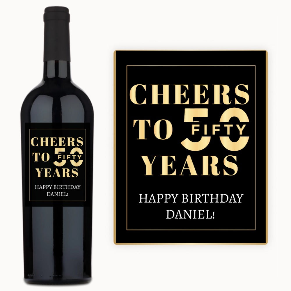 Cheers to 50 years - Birthday