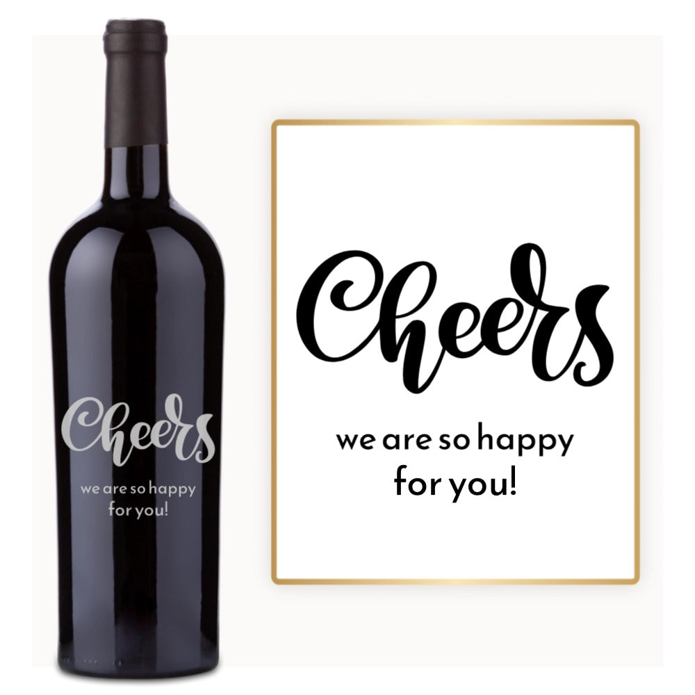 Cheers to You – Custom Engraved Wine