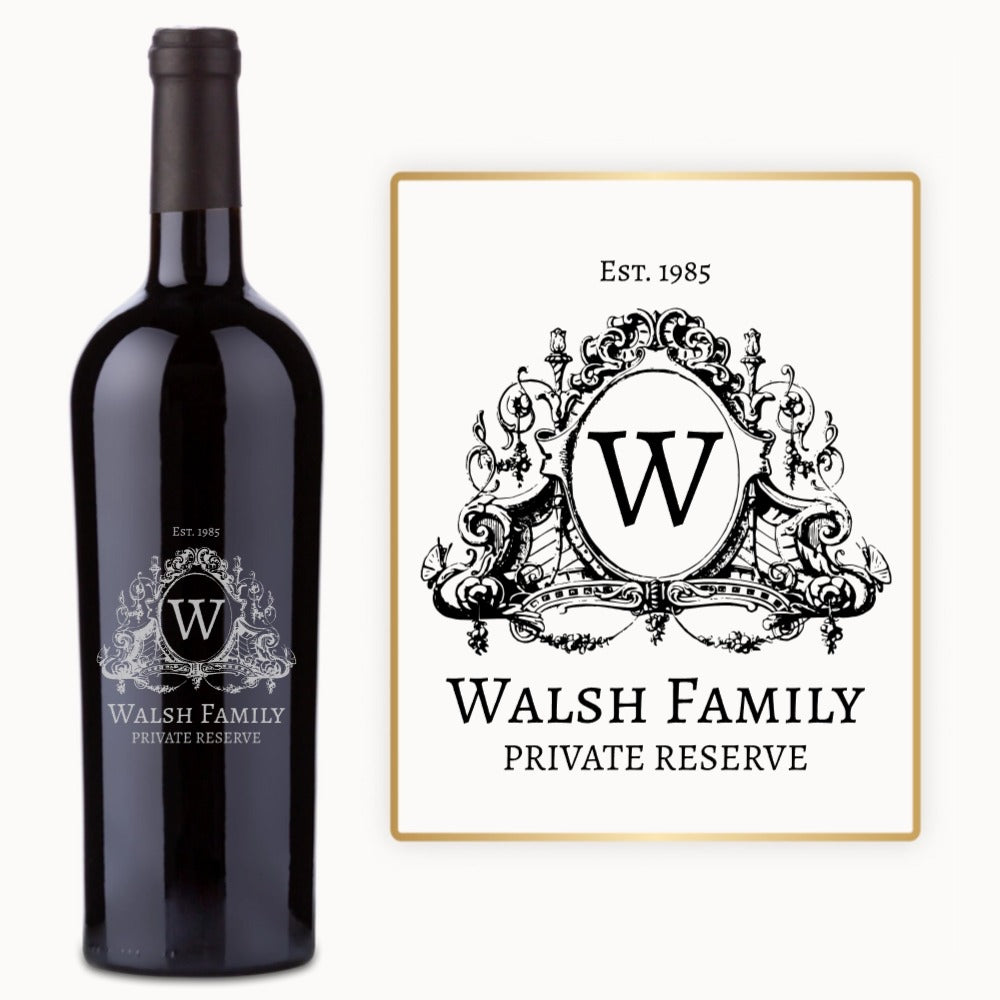 Private Reserve Monogram – Engraved Wine