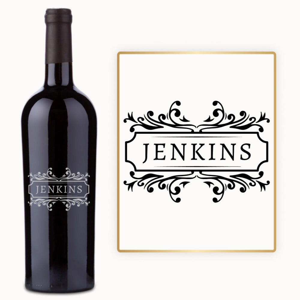 Classic Nameplate – Engraved Wine