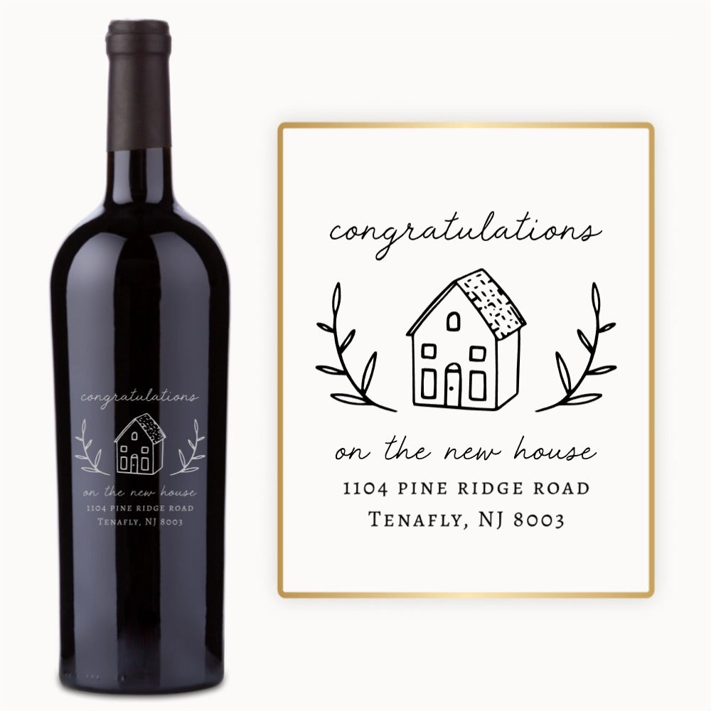Welcome Home Estate – Custom Engraved Wine