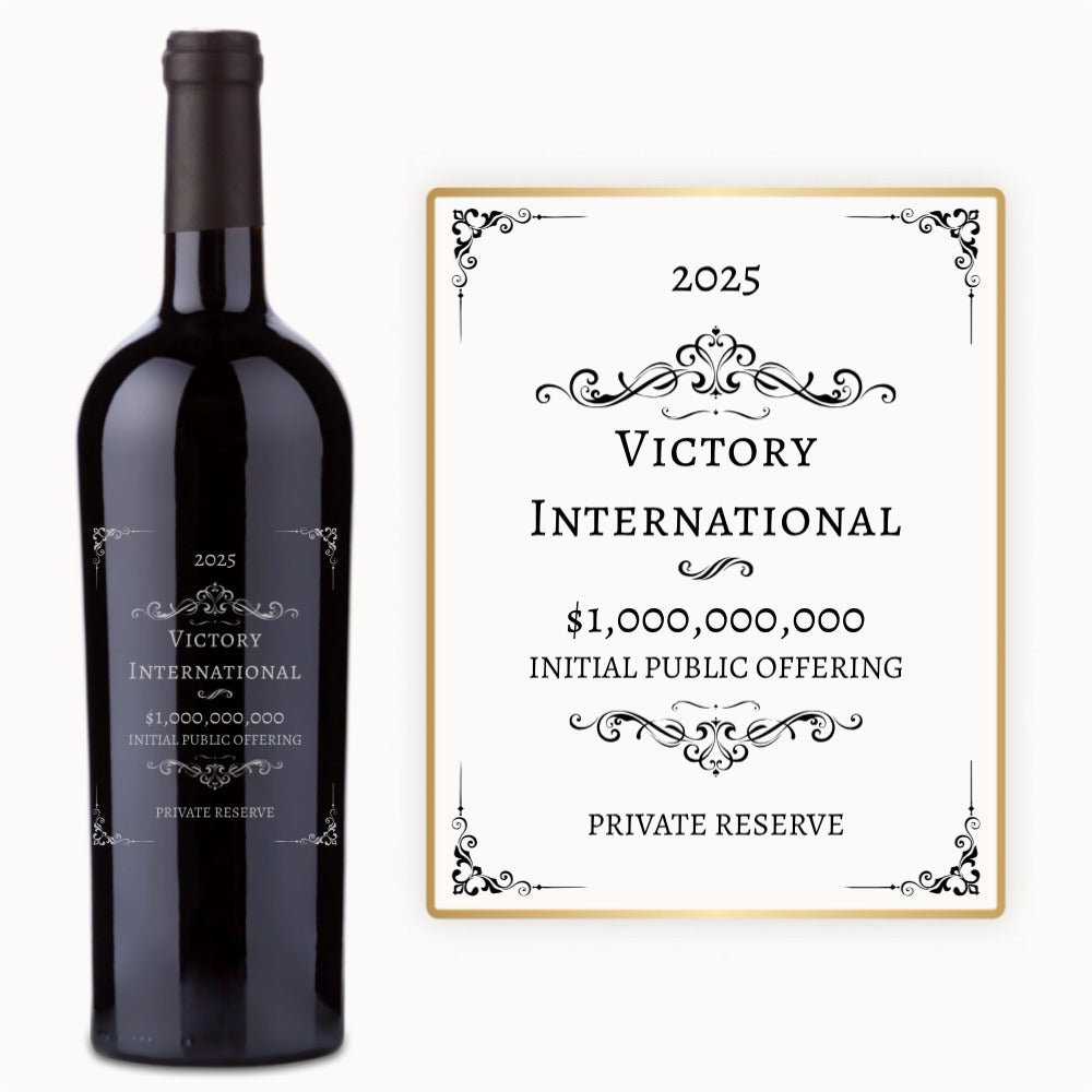 Executive Achievement – Engraved Corporate Wine