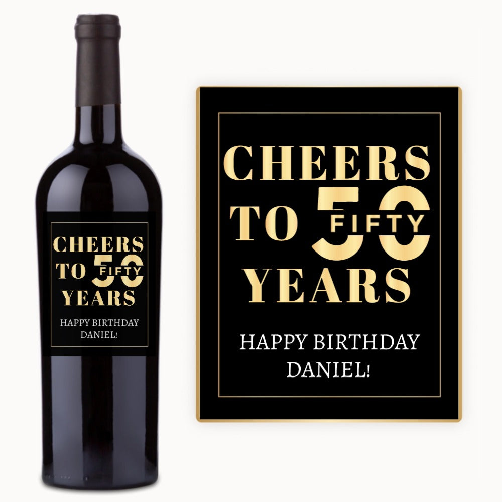 Cheers to 50 years - Birthday