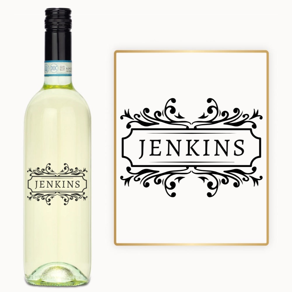 Classic Nameplate – Engraved Wine