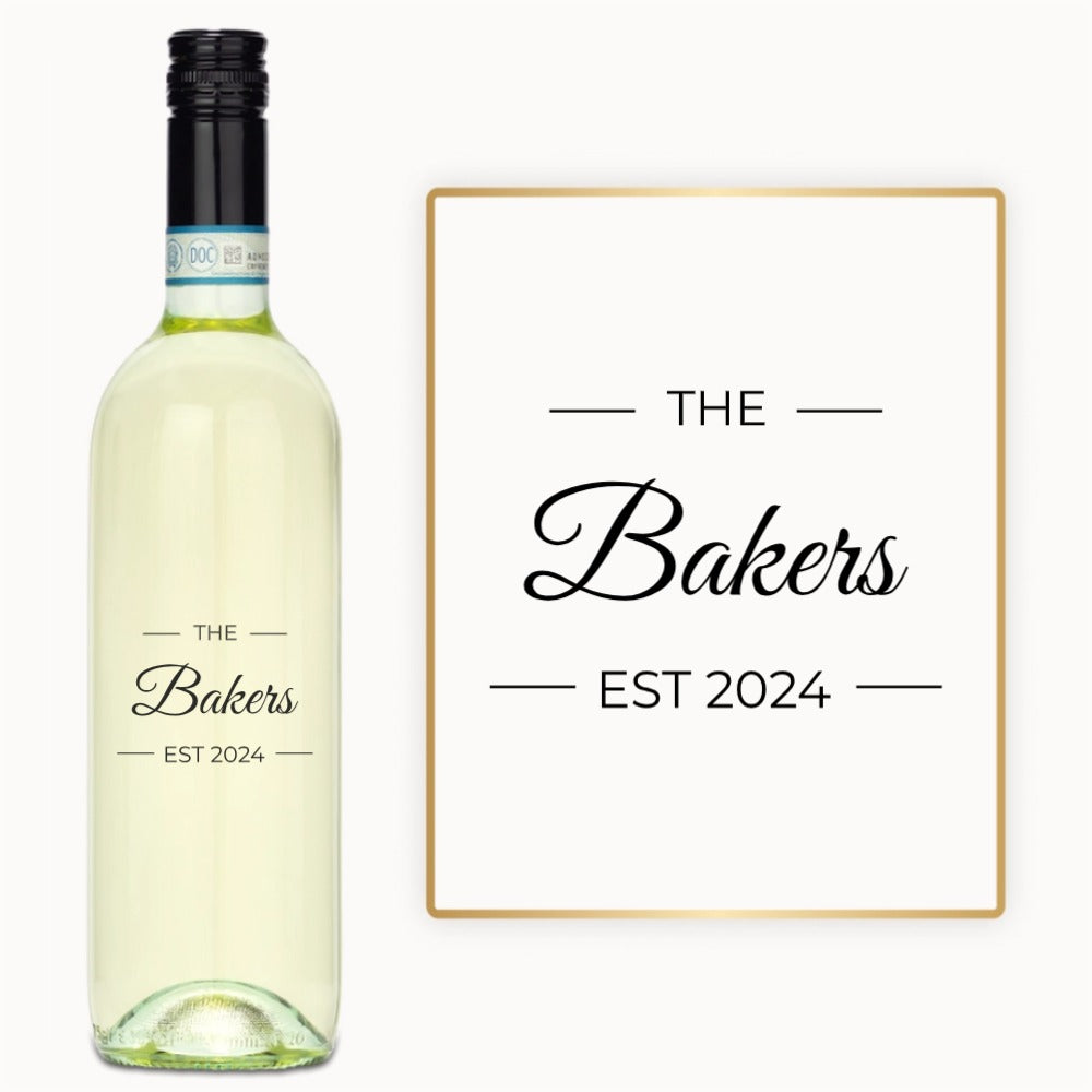 Family Estate – Custom Engraved Wine