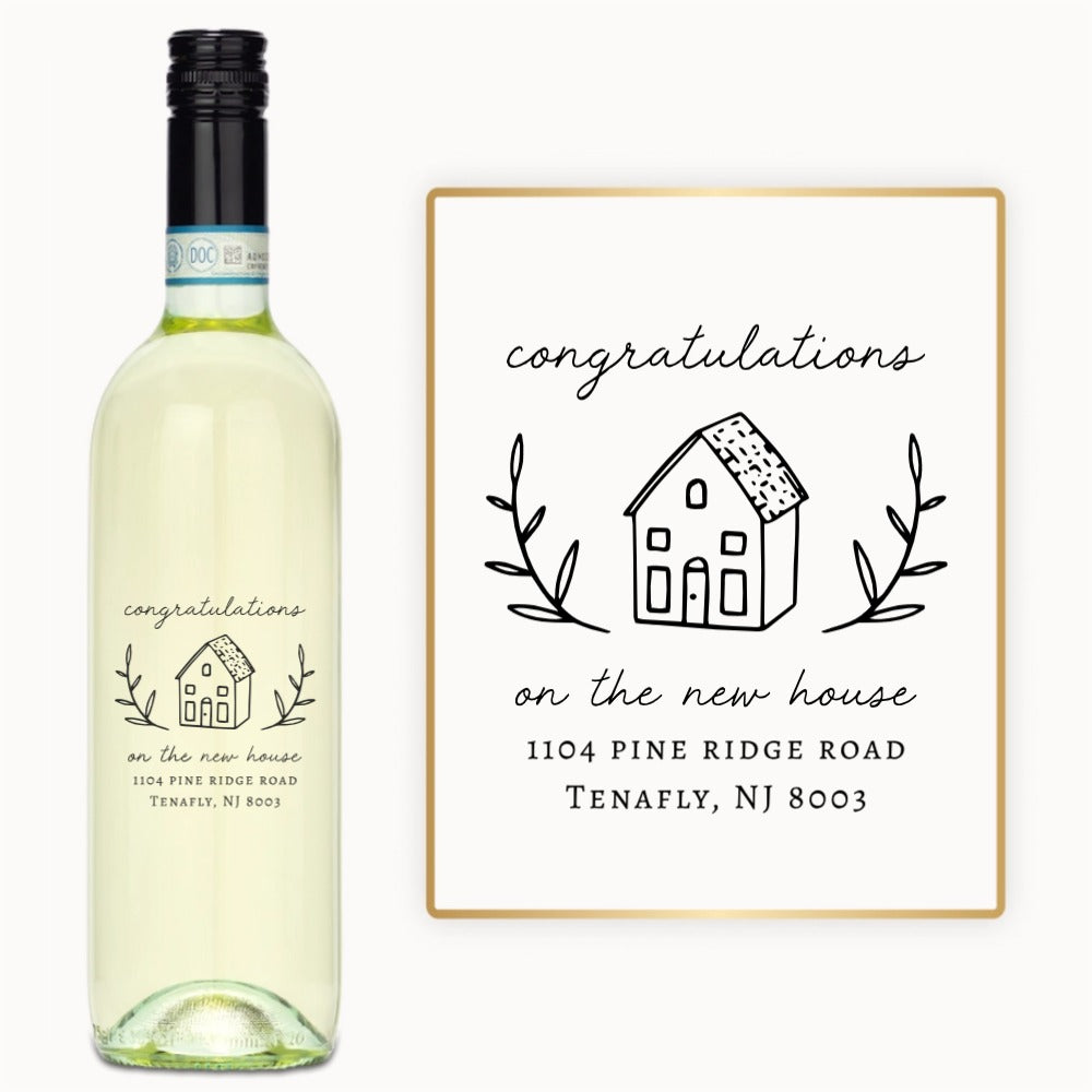 Welcome Home Estate – Custom Engraved Wine