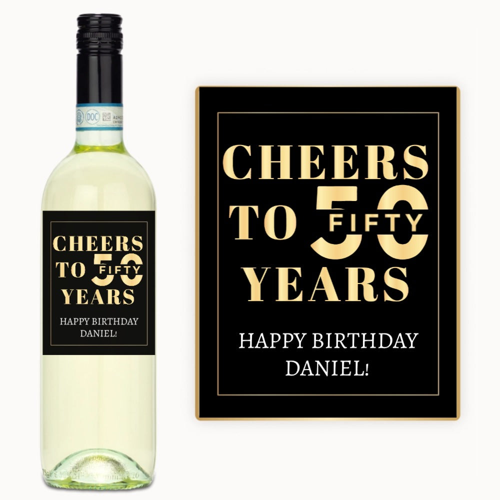 Cheers to 50 years - Birthday