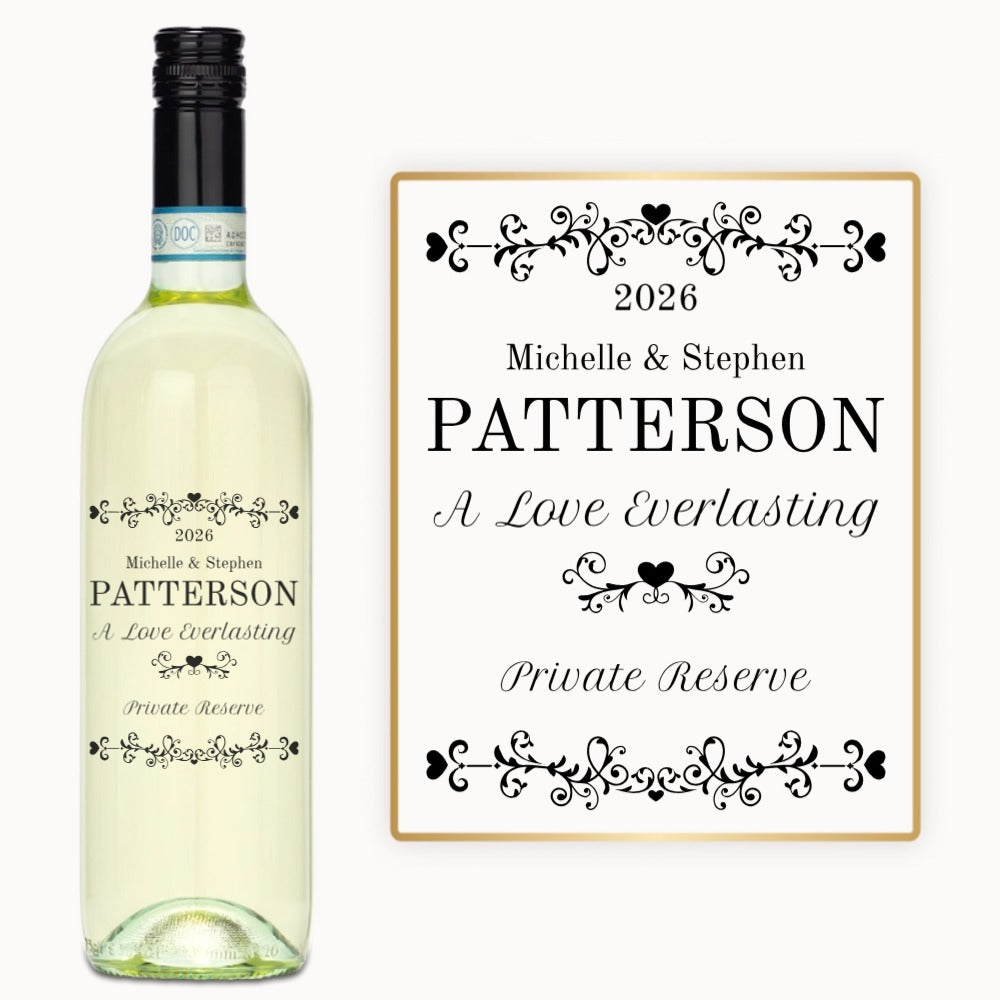 Heart Vines – Custom Engraved Wine
