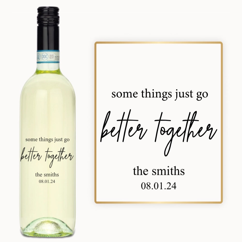 Better Together – Custom Engraved Wine
