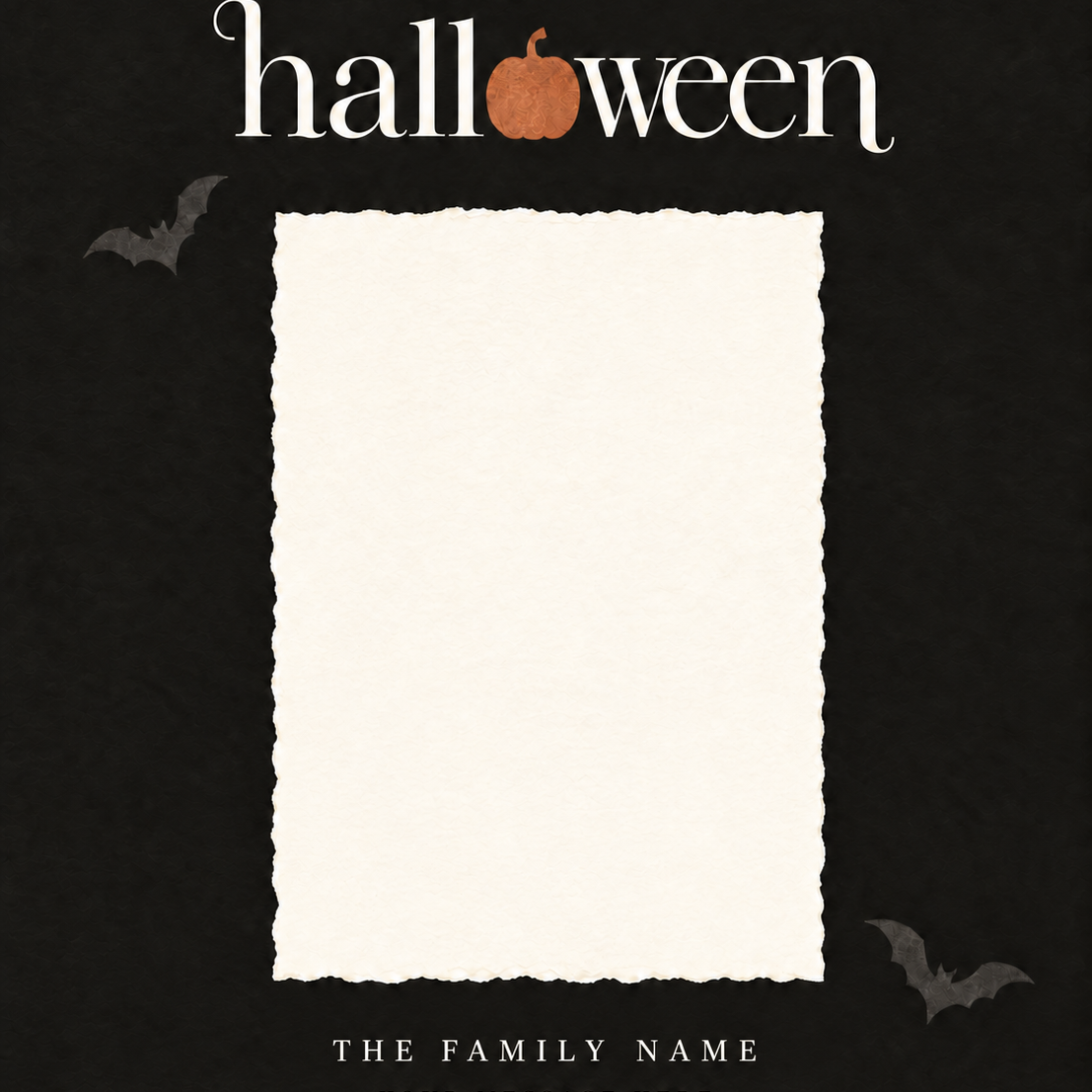 Happy Halloween Photo Label - Personalized Halloween Wine