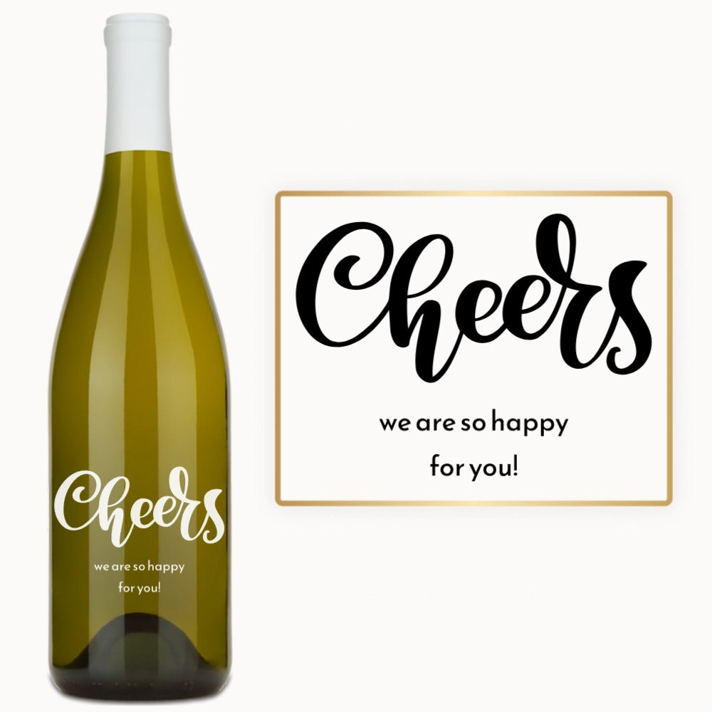 Cheers to You – Custom Engraved Wine