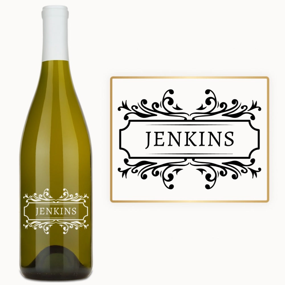 Classic Nameplate – Engraved Wine