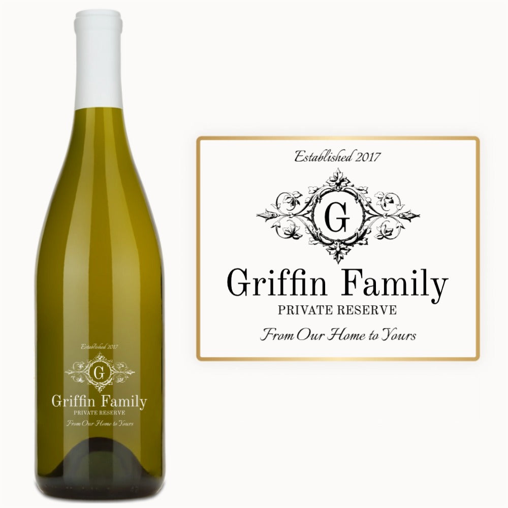 Heritage Monogram – Custom Engraved Wine