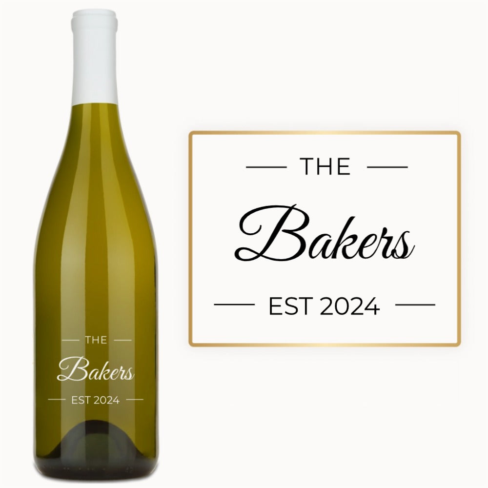 Family Estate – Custom Engraved Wine