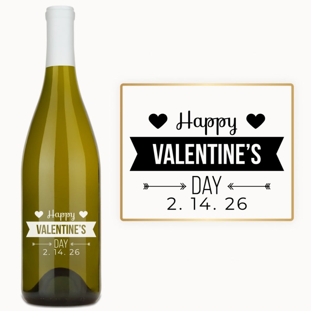 Happy Valentine’s Day – Custom Engraved Wine