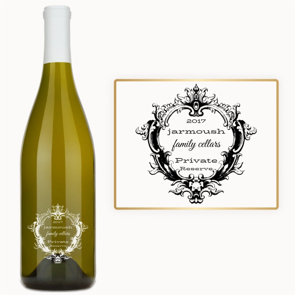 Victorian Crest Frame – Custom Engraved Wine