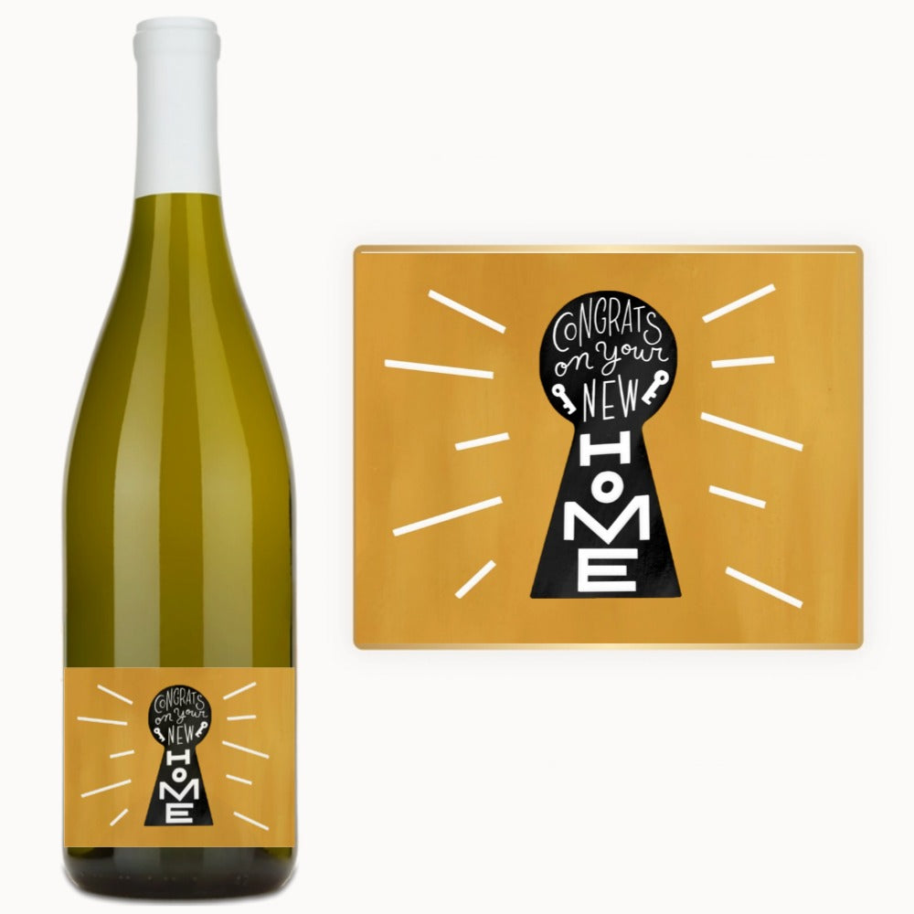 New Home Keyhole – Custom Label Wine