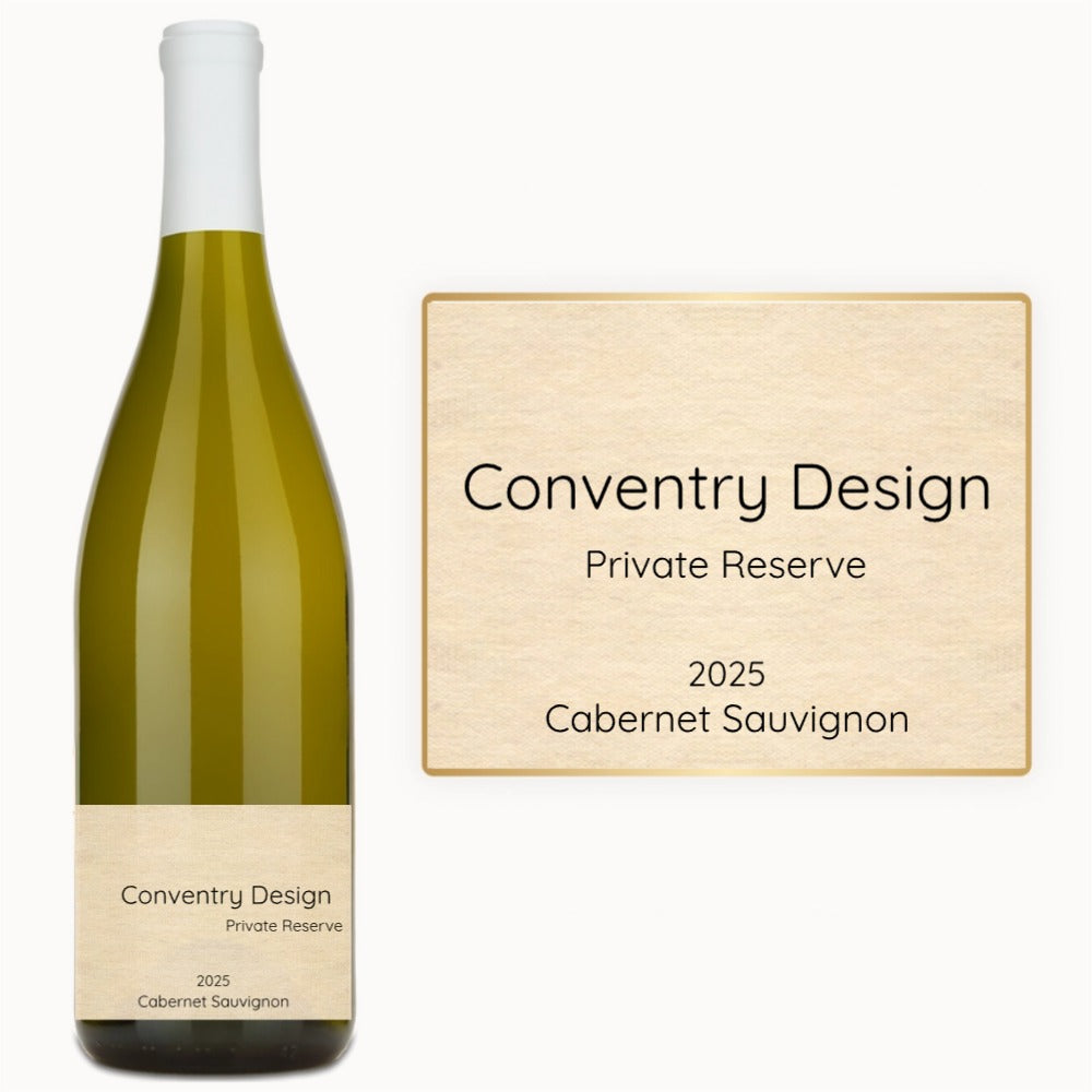 Classic Text Label – Custom Label Wine