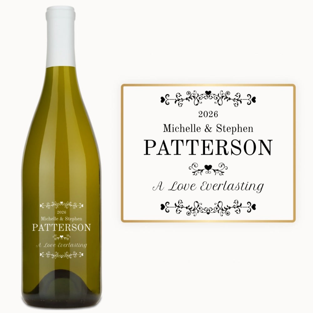 Heart Vines – Custom Engraved Wine